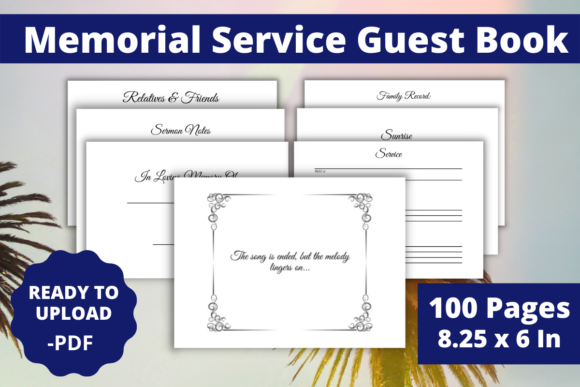 Download Memorial Service Guest Book - Memorial service Collection
