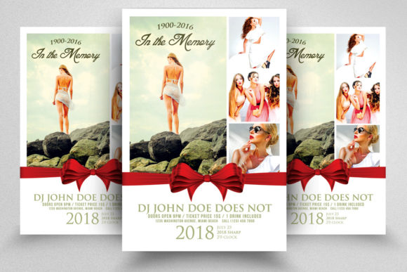 Download Memorial Service Invitation Poster - Premium Bundle