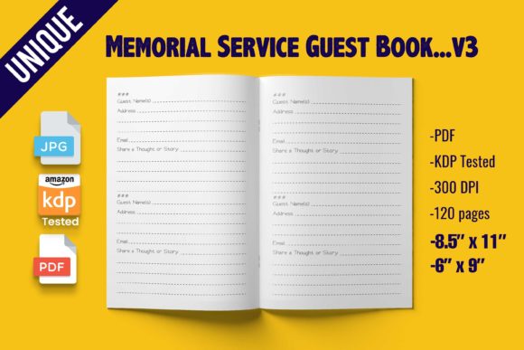Download KDP Interior ~ Memorial Service Guest - Premium Resources