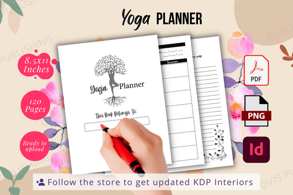 Download Yoga Planner - Ready to Upload | KDP - Ready to upload Collection