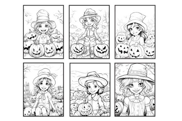 Download Girl Halloween Coloring Pages - Coloring pages Collection