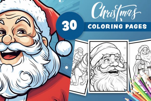 Download Christmas Coloring Pages, Santa Claus - Coloring pages Collection